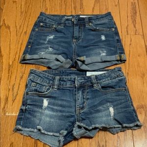 Sz 7, adorable girls designer denim shorts!!